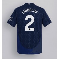 Camisa de time de futebol Manchester United Victor Lindelof #2 Replicas 2º Equipamento 2024-25 Manga Curta